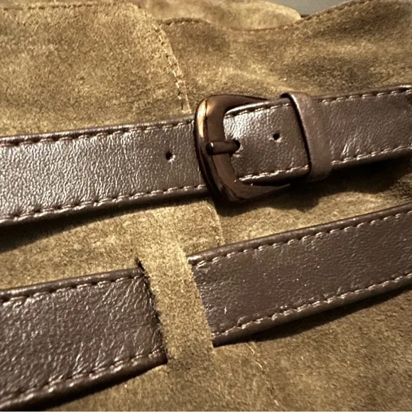 NWB Sofft Women's Balsov Moss Suede Heeled Boot  Size 6 - Picture 3 of 7